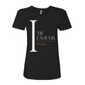 "I Am Enough" | Black T-shirt Women - The Harvest Collection