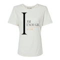 "I Am Enough" | Cream T-shirt Women - The Harvest Collection