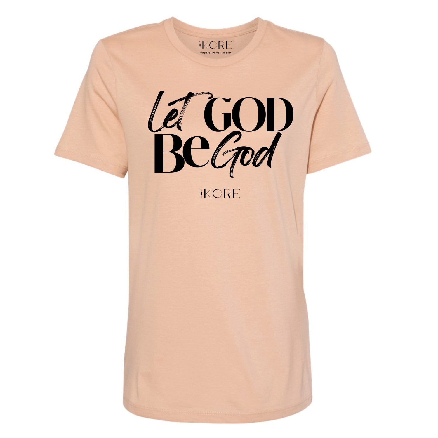 Let GOD Be GOD | Camel T-shirt Women - "The Harvest Collection"